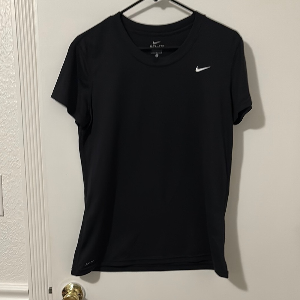 Nike Black Fitted Short Sleeve Tee
